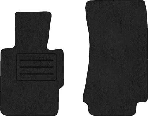 Motohobby Fußmatten passend für BMW Z3 E36 Schwarz 2-teilig | Automatten, maßgeschneidert, rutschfest, Schmutzschutz für jeden Tag, LUX Velours
