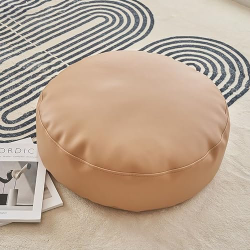 Dicker Bodenkissen mit wasserabweisendem Stoff und Griff - Verdicktes Bodenkissen für drinnen und draußen - für Wohnzimmer, Garten, Terrasse (Khaki)