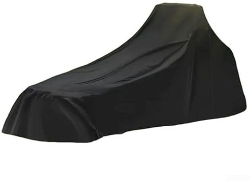 HpLive Lona impermeable para tractor, protección contra el polvo, tejido Oxford, para cortacésped, 480 x 193 x 218 cm, color negro