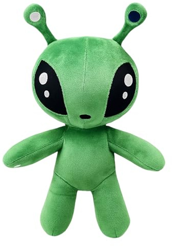 Alien Plush Toy, Green Alien Stuffed Animal for Kids, Soft Sci-Fi Collectible Plushie, Fun Gift for Children Aged 3-12, Creative Play and Room Decoration