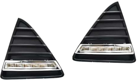 Car Daytime Running Lights Fog Head Lamp Cover With Signal For Ford For Focus 3 2012 2013 2014 2015(Model B)