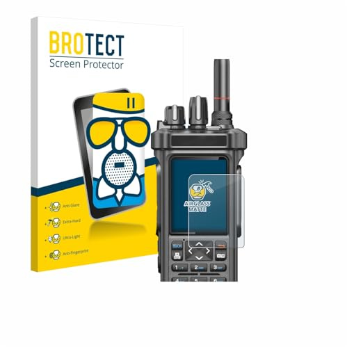 BROTECT Schutzglas für Radtel RT-950 Pro | Entspiegelnder Displayschutz Made in Germany Schutzfolie Glas Matt Anti-Reflex Kratzfest 9H Anti-Fingerprint Einfache Montage