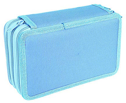 ZUMUii Butterme 3 Schichten Große Kapazität Oxford Bleistift Organizer Portable Aquarell Bleistift-Verpackungs-Kasten-kosmetischer Beutel-Verfassungs-Beutel für jugendlich Mädchen Studenten