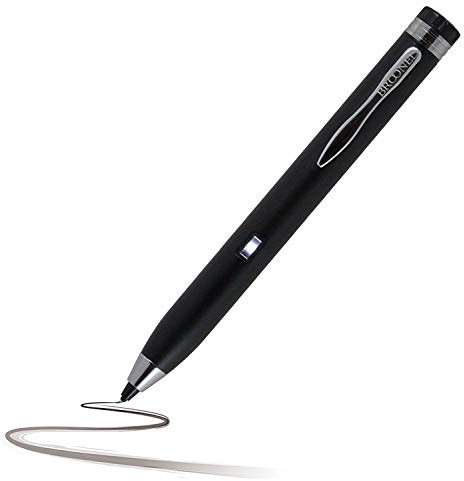 Navitech Broonel Precision Stylet Noir à Pointe Fine pour HP x2 10-p038nf Ultrabook 2-en-1 10