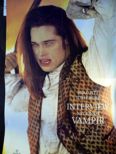 Interview mit einem Vampir - Brad Pitt - Videoposter A2 60x42cm gefaltet (R)