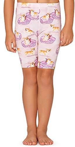 Merry Style Mädchen Kurze Leggings MS10-406(Rosa/Hunde,158)