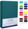 Camry Spannbettlaken Topper 180x200cm Petrol Baumwolle Bettlaken Jersey Spannbetttuch Oeko-Tex 100