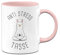 Tassenbrennerei Orignal Lama Tasse mit Spruch Anti Stress Tasse - Kaffeetasse lustig als Geschenk für Kollegen oder Kollegin (Rosa)
