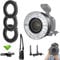 Godox R200 Macro Ring Flash Head for AD200 AD200 Pro w/Honeycomb Grid R200-HC20, R200-HC30, R200-HC40 5800±200K 200Ws with Modeling Lamp Macro Speedlight for DSLR Cameras for Portrait, Wedding, etc