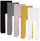 5er-Pack Leggings für Kleinkinder, Mädchen, Baumwolle, Zopfmuster, klassisch, einfarbig, ohne Füße, knöchellange Hosen für Kinder, Mehrfarbig (5er-Pack), 6-8 Jahre