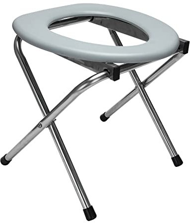 Daroplo 1 pieza plegable baño aseos portátil asiento de inodoro al libre camping senderismo de inodoro portátil