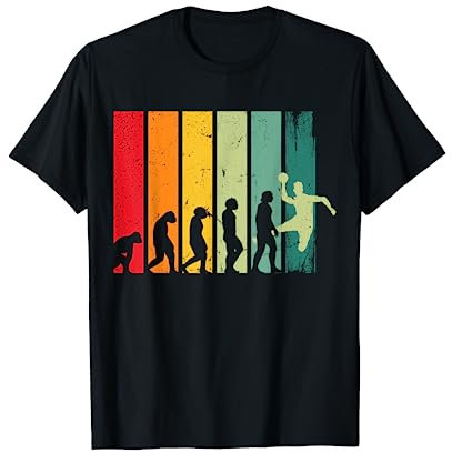 Evolution Handball Spieler Kinder Jungs Männer Handballer T-Shirt