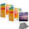 Go Color Film, 32 fotos, 2 paquetes dobles, compatible con cámara Polaroid Go, película de color instantánea para cámara instantánea, con un paño de limpieza Lumintrail