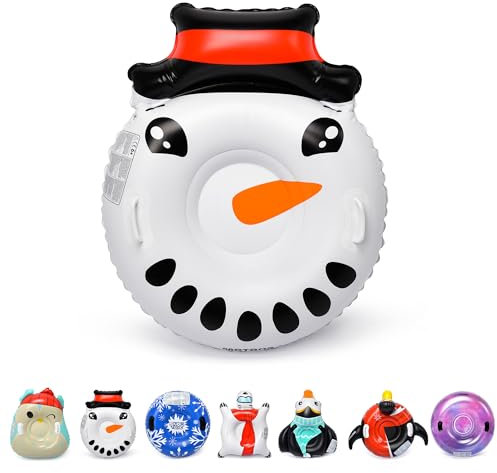 meteor Trineo inflable Donut Snowrohr Inflable Snow Juguetes para adultos y niños Amigos de la familia Actividad al aire libre En una pendiente de esquí después de esquiar o hacer snowboard