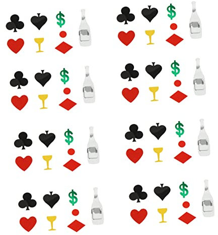 Ciieeo Bezauberndes Plastik-konfetti mit Poker- 1 Packung für Party-dekorationen