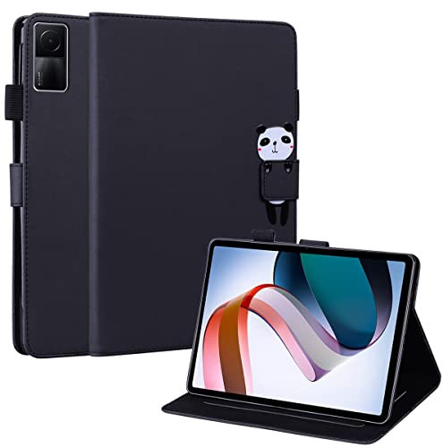Mldjomid Custodia Protettiva Compatibile con Xiaomi Redmi Pad 10.61 Pollici 2022 Flip Pelle PU Tablet Case Cover con Supporto e Slot per Scheda per Xiaomi Redmi Pad 10.61 (2022) Tablet, Nero