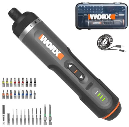 WORX 4V Lithium Screwdriver 30-Piece Accessory Kit WX242L