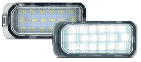 KLKWSFGFZK Rear Number Plate Light For Jaguar XJ X351 XF X250 2Pcs White LED License Plate Light