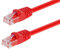 Monoprice 100-feet 24 AWG cavo di rete CAT6 500 MHz Crossover rame nudo Ethernet, grigio (102389) Red 3'