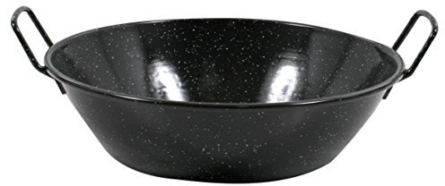 LA Estrella Esmaltaciones Plat à Paella Profond Jaspé 32 cm 5 L