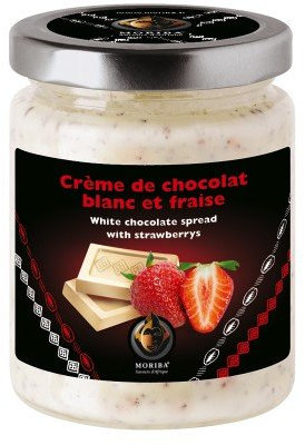 Pâte à tartiner Chocolat Blanc Et Fraise 250G