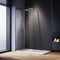 ELEGANT 760mm Wet Room Shower Screen Panel 8mm Easy Clean Glass Walk in Shower Enclosure