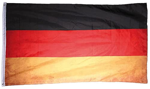 Deutschland Fahne Vintage Retro Flagge 90 x 150 cm Shabby Style