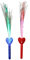 Classic Line 0042-125 - LED Leuchtwedel Herz, 1 Stück, Länge 40 cm, 2 Farben sortiert, Beleuchtung, Festival