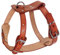 Beirui Hundegeschirr aus echtem Leder, kein Entkommen für kleine Hunde, Haustiertraining, Spaziergänge, leicht verstellbar, Mops-Frenchie-Geschirr (Brustumfang für 33–48,3 cm, Braun)