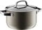 WMF Fusiontec Mineral Kochtopf groß 20cm, Fleischtopf Induktion 3,7l, Glasdeckel, High-Tech Keramik, kratzfest, braun