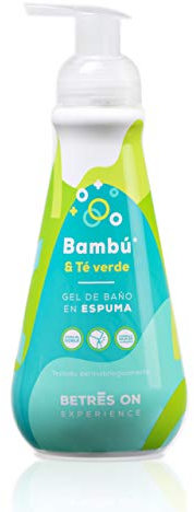 Betres On Gel de Baño en Espuma Bambú y Té Verde, 575ml.