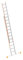 Layher Schiebeleiter 2 x 10 Sprossen / 285 cm - 515 cm Länge Leiter Stehleiter TOPIC zweiteilig Alu Aluminiumleiter Bauleiter Anlegeleiter