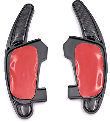 Onwomania Comandi del Cambio Shift Paddle compatibile con Golf 7 GTI R GTD Polo GTI 20 Scirocco FL Carbon Optik