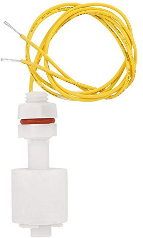 Keenso 110V Sensor de nivel de agua Interruptor de flotador vertical, Cambie el controlador de líquido de la bomba del acuario