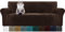 MAXIJIN Thick Velvet Sofabezüge 3-Sitzer Super Stretch rutschfeste Couchbezug für Hunde Katze Haustierfreundlich 1-teilige elastische Möbel Protector Plüsch Sofa Schonbezüge (3 Sitzer, Dunkler Kaffee)