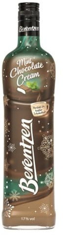Berentzen: Mint Chocolate Cream Likör Winter Edition / 17% Vol. / 0,7 Liter-Flasche