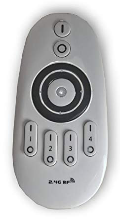 LICHT DISCOUNT 2.4G WiFi 4 Kanal LED Fernbedienung Geeignet zur Steuerung/Dimmen von CCT dual weiß Leuchtmitteln