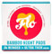 FLO Organic Bamboo Sanitary Towels with Wings – Ultra-Thin, Soft, Absorbent Period Pads for Leak-Proof Protection – 14 Night Pads
