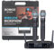 BOMGE uhf metal dual handheld wireless microphones & systems for Karaoke,singing, Meeting, Party, Church, DJ, Wedding, 200ft (240U)