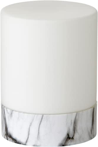 Northpoint LED Outdoor Tischleuchte Tischlampe wiederaufladbar 2000mAh Akku - geeignet für den Außenbereich USB-Ladung - dimmbar (Marmor Warmweiß)