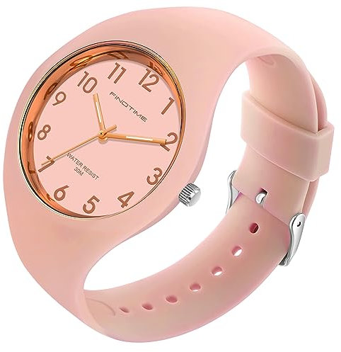 Uhr Damen Armbanduhr Jelly Süßigkeiten Farbe Buntfarbig Frauen Uhren Analog Quarz Damenuhr mit Silikonarmband Wasserdicht Sportuhr für Mädchen Kinderuhr Junge Uhren Kids Watch