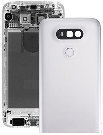 YEYOUCAI Handy Reparaturteile Back-Abdeckung aus Metall mit Back Camera Lens & Fingerprint-Taste für LG G5