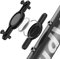 CloudValley Airtag Fahrradhalterung, Aluminium-Legierung Dauerhaft Wasserdicht Klein und Versteckt GPS Tracker Fahrrad, Unter Fahrrad Flaschenhalter Anti-Diebstahl Zubehör, mit Sicherheits-Schrauben