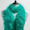 Kopper-24 Federboa, einfarbig, Länge ca. 1,80m, für Kinder, Unisex, Federstola, Karneval, Charleston, Burlesque, kuschelig, Einheitsgröße (Helltürkis)