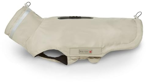 Wolters Outdoorjacke Modern Classic für Dackel, Größe:44 cm, Farbe:Taupe