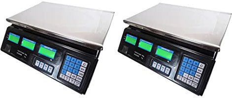 TEMPO DI SALDI Coppia Di Bilance Elettroniche Digitali Professionali Pesa Da 5 Gr Fino A 40 Kg