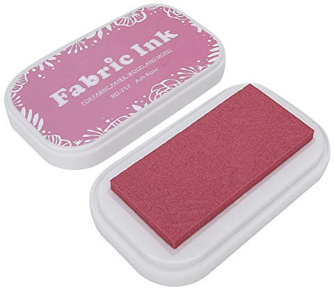 Stempelkissen, Druckkissen, Stempelkissen, Gummi, Stempel, Handbuch, Schwamm, Retro-Zubehör, Stempelkissen, Buch, Farbe, Tintenschwamm, Kunststoff (BD-257 Rosenasche)