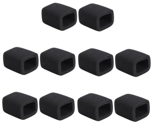 SUPVOX 10pcs Mic Dust Cover Ktv Microphone Cover Replacement for Lost Missing Mic