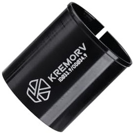 KREMORV Bike Seat Post Shim Bicycle Seat Post Tube Adapter Aluminum Alloy Seatpost Reducing Sleeve for Mountain Bike Road Bike MTB BMX