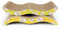 Case sull'albero per gatti 44x22cm Big Pet Cat Scratching cartone ondulato rettifica artiglio bordo + erba gatta Pad carta giocattolo per gatti struttura per arrampicata raschietto tappetino Warm
